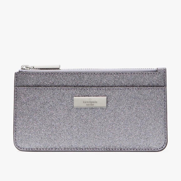 Kate Spade Kenzie Glitter Boxed Large
Slim Card Holder - Picture 3 of 13